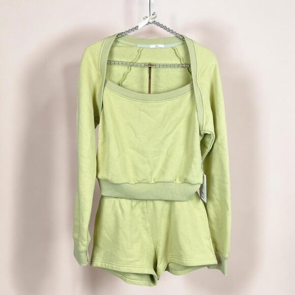 NWT NIA the brand Cora Sweatshirt and Short Set - Picture 2 of 4